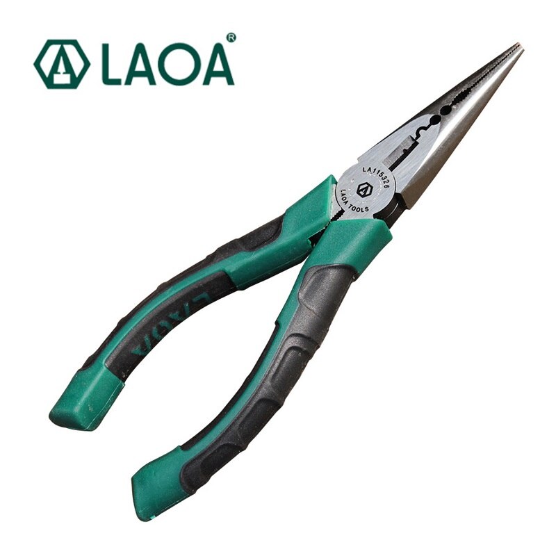 LAOA Ϻ Ÿ LAOA 6 ġ ġ CR-V 30 % 뵿 ġ  ٱ   ö̾ ͹̳ ũ /LAOA Japan Style LAOA 6 Inch pliers CR-V 30% Labor Saved Multifunction Long Nose